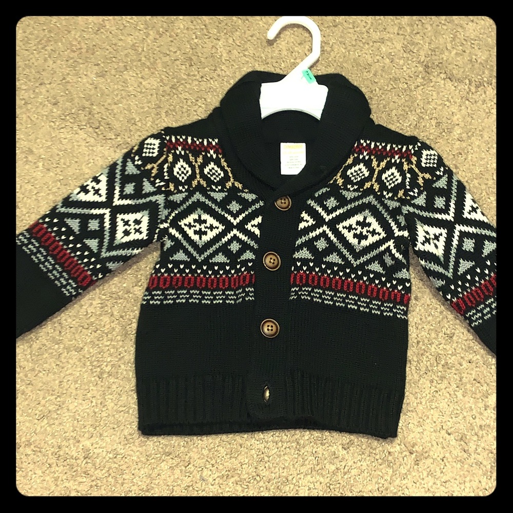 Gymboree outfit cardigan shirt oldnavy pants